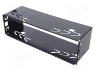 Car radio mounting half frame; 1 DIN; Sony; black 4CARMEDIA