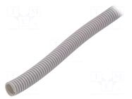 Protective tube; Size: 20; grey; L: 50m; RKGL; Øint: 14.9mm; -5÷60°C AKS ZIELONKA