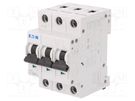 Circuit breaker; 230/400VAC; Inom: 20A; Poles: 3; Charact: B; 15kA EATON ELECTRIC