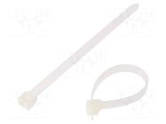 Cable tie; L: 150mm; W: 7.6mm; natural; polyamide; 533N; -40÷85°C AKS ZIELONKA