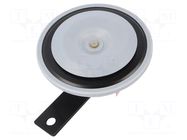 Signaller: sound; 24VDC; screw type; 435Hz; automotive; Øout: 95mm ELTA
