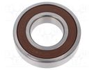 Bearing: ball; Øint: 30mm; Øout: 62mm; W: 16mm; bearing steel NSK