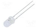 LED; 5mm; yellow; blinking,clear body with diffused lens finish OPTOSUPPLY