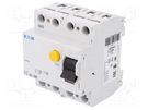 RCD breaker; Inom: 63A; Ires: 30mA; Max surge current: 630A; IP20 EATON ELECTRIC
