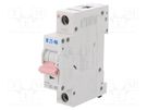 Circuit breaker; 230/400VAC; 250VDC; Inom: 2A; Poles: 1; Charact: C EATON ELECTRIC