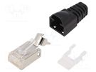 Plug; RJ45; PIN: 8; Cat: 6a,Class EA; shielded; gold-plated; IP20 WEIDMÜLLER