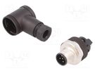 Plug; M12; PIN: 5; male; A code-DeviceNet / CANopen; for cable WEIDMÜLLER