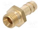 Plug-in nozzle; with bushing; brass; Connection: 9mm METABO