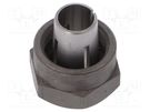 Collet; steel; FME 737,OFE-1229,OFE-738; with flange nut; 8mm METABO