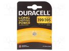 Battery: silver; 1.5V; 395,399,coin,SR57,SR927,SR927WS; 1pcs. DURACELL