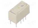 Relay: electromagnetic; DPDT; Ucoil: 3VDC; 2A; 0.3A/125VAC; THT FUJITSU