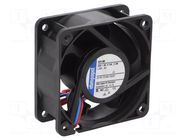 Fan: DC; axial; 24VDC; 60x60x25mm; 56m3/h; 43dBA; ball; 8200rpm EBM-PAPST