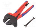 Tool: for crimping KNIPEX