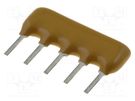 Resistor network: X; THT; 2.2kΩ; ±2%; 0.2W; No.of resistors: 4; 100V BOURNS