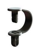 CABLE HANGER, PUSH IN, PP, BLACK