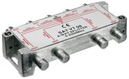 SAT Distributor, 8-way, 8 ports, silver - for satellite systems 5 MHz - 2400 MHz