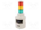 Signaller: signalling column; LED; red/amber/green; 24VDC; IP54 QLIGHT