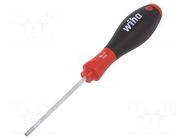 Screwdriver: standard; assisted with a key; Torx®; TX20 WIHA