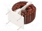 Inductor: wire; THT; 3mH; 30mΩ; 250VAC; -25÷120°C; SC; 10A KEMET