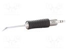 Tip; bent conical; 0.1mm; for  soldering iron; 40W WELLER
