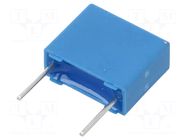 Capacitor: polyester; 1nF; 63VDC; 40VAC; 5mm; ±10%; 7.3x6.5x2.5mm EPCOS / TDK