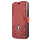 Ferrari FEOGOFLBKP12SRE iPhone 12 mini 5.4&quot; red/red book Off Track Perforated, Ferrari