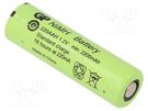 Re-battery: Ni-MH; AA; 1.2V; 2200mAh; Ø14.5x49.5mm GP