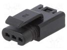 Plug; Connector: wire-wire; FLH; PIN: 2; female; Type: w/o contacts Amphenol Communications Solutions