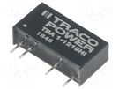 Converter: DC/DC; 1W; Uin: 10.8÷13.2V; Uout: 9VDC; Iout: 111mA; SIP7 TRACO POWER