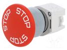 Switch: emergency stop; 22mm; Stabl.pos: 2; red; none; IP65; Pos: 2 EAO