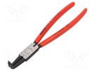 Pliers; for circlip; internal; 40÷100mm; Pliers len: 215mm KNIPEX
