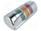 Signaller: signalling column; LED; red/amber/green; 24VDC; IP55 QLIGHT
