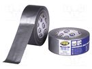 Tape: duct; W: 48mm; L: 50m; Thk: 0.17mm; silver; synthetic rubber HPX