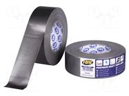 Tape: duct; W: 48mm; L: 50m; Thk: 0.24mm; silver; natural caoutchouc HPX