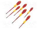 Kit: screwdrivers; insulated,slim; 1kVAC; Torx®; 6pcs. WIHA