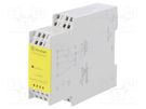 Module: safety relay; 7S; 24VDC; OUT: 3; for DIN rail mounting FINDER