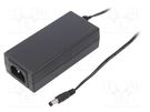 Power supply: switched-mode; 24VDC; 2.7A; Out: 5,5/2,1; 65W; 0÷40°C CELLEVIA POWER