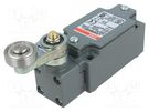 Limit switch; lever R 30mm, metallic roller 22mm; NO + NC; 10A ABB
