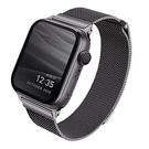UNIQ pasek Dante Apple Watch Series 4/5/6/7/8/SE/SE2 42/44/45mm Stainless Steel grafitowy/graphite, UNIQ