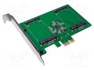 PC extension card: PCIe; PCI express; Poles number: 2 LOGILINK