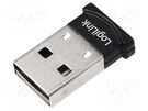 BT adapter; USB A; Bluetooth 4.0 EDR,USB 3.0; A2DP,AVRCP; 3Mbps LOGILINK