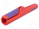 Stripping tool; Øcable: 8÷13mm; Wire: round; Tool length: 175mm KNIPEX