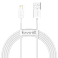 Baseus Superior USB - Lightning 2.4A 2 m cable White (CALYS-C02), Baseus