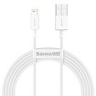 Baseus Superior USB - Lightning 2.4A 2 m cable White (CALYS-C02), Baseus