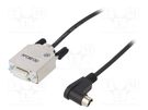 Communication cable; Interface: RS232; GT707; FP-X0 series; 3m PANASONIC