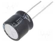Capacitor: electrolytic; THT; 10uF; 400VDC; Ø16x15mm; Pitch: 7.5mm NICHICON