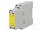 Module: safety relay; 7S; 24VDC; OUT: 6; for DIN rail mounting FINDER