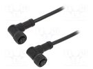 Cable: for sensors/automation; PIN: 5; M12-M12; B code-Profibus AMPHENOL LTW
