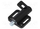 Spring latch; for profiles; W: 38mm; Mat: zinc alloy; F1: 21N; Ø: 8mm ELESA+GANTER