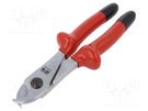 Pliers; side,cutting,insulated; without chamfer; 230mm; 1kVAC BAHCO